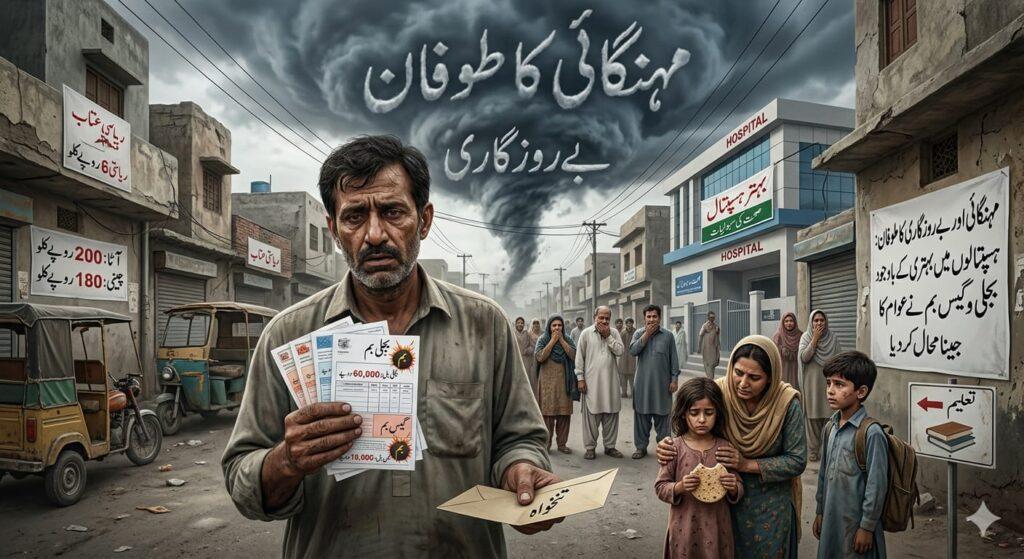 "مہنگائی اور بے روزگاری سے پریشان مزدور طبقہ اور حکومتی کارکردگی"