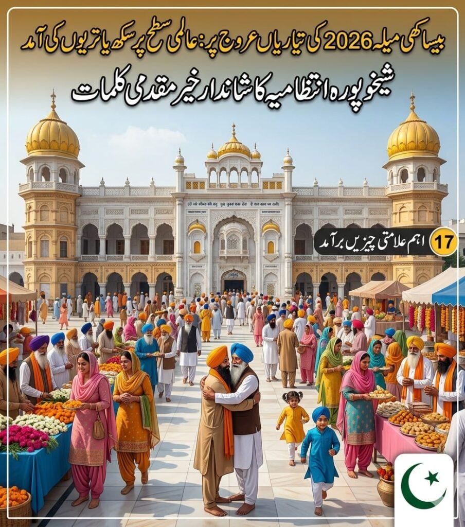  شیخوپورہ ضلعی انتظامیہ کا بیساکھی میلہ 2026 کے حوالے سے مشاورتی اجلاس