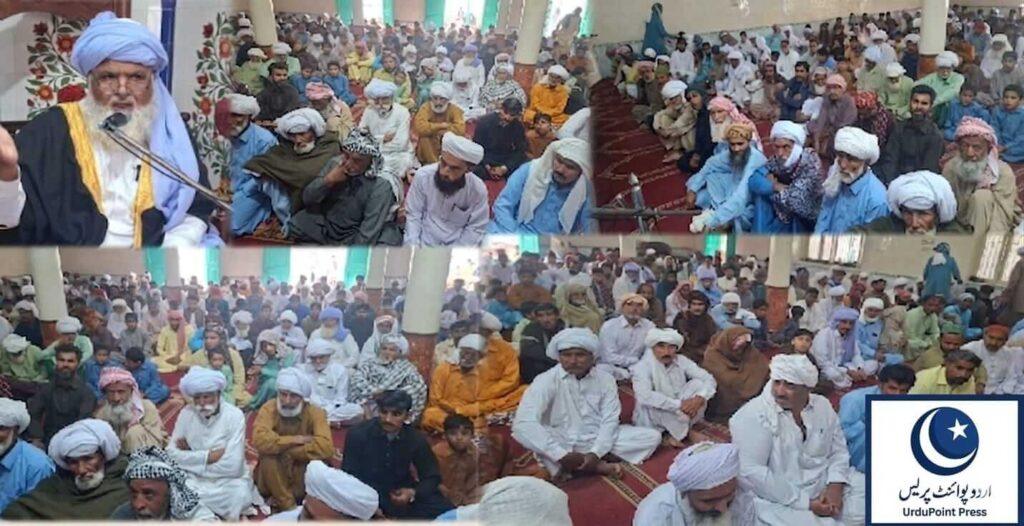 ڈیرہ غازی خان کی جامع مدنی مسجد پل یارو میں نمازِ عید کا بڑا اجتماع