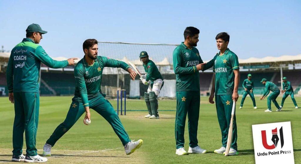 پاکستان کرکٹ ٹیم کا ٹریننگ سیشن اور اسکواڈ کا اعلان