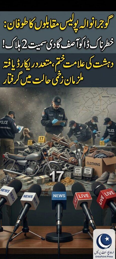 گوجرانوالہ پولیس مقابلے: خطرناک ڈاکو آصف گادی ہلاک، شہر بھر میں ناکہ بندی