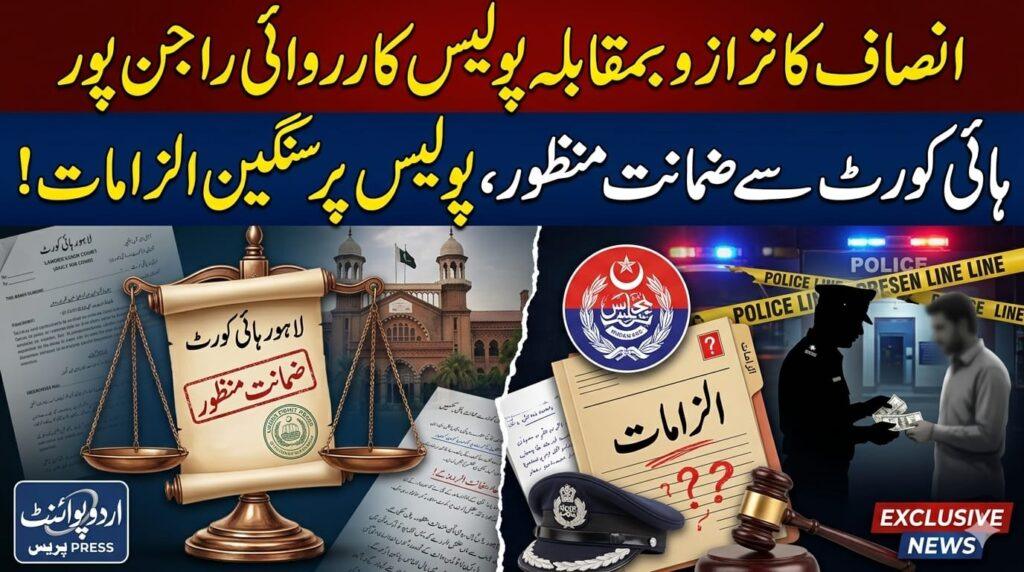 راجن پور پولیس اور ملتان ہائی کورٹ فیصلے کی علامتی تصویر