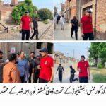 ڈپٹی کمشنر نوید احمد گوجرانوالہ میں صفائی آپریشن کا جائزہ لیتے ہوئے