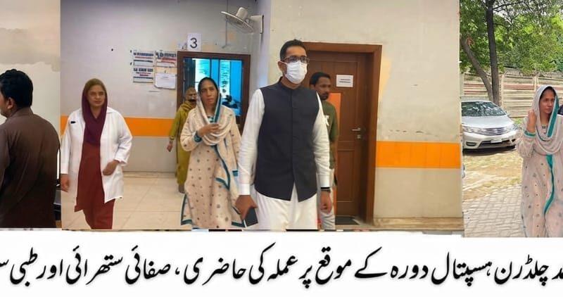 ڈپٹی کمشنر گوجرانوالہ نوید احمد گورنمنٹ ہائی سکول فار بوائز کا دورہ کر رہے ہیں۔