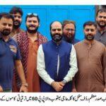 ن لیگی رہنما معظم رؤف مغل گوجرانوالہ میں ترقیاتی کاموں کا دورہ کرتے ہوئے